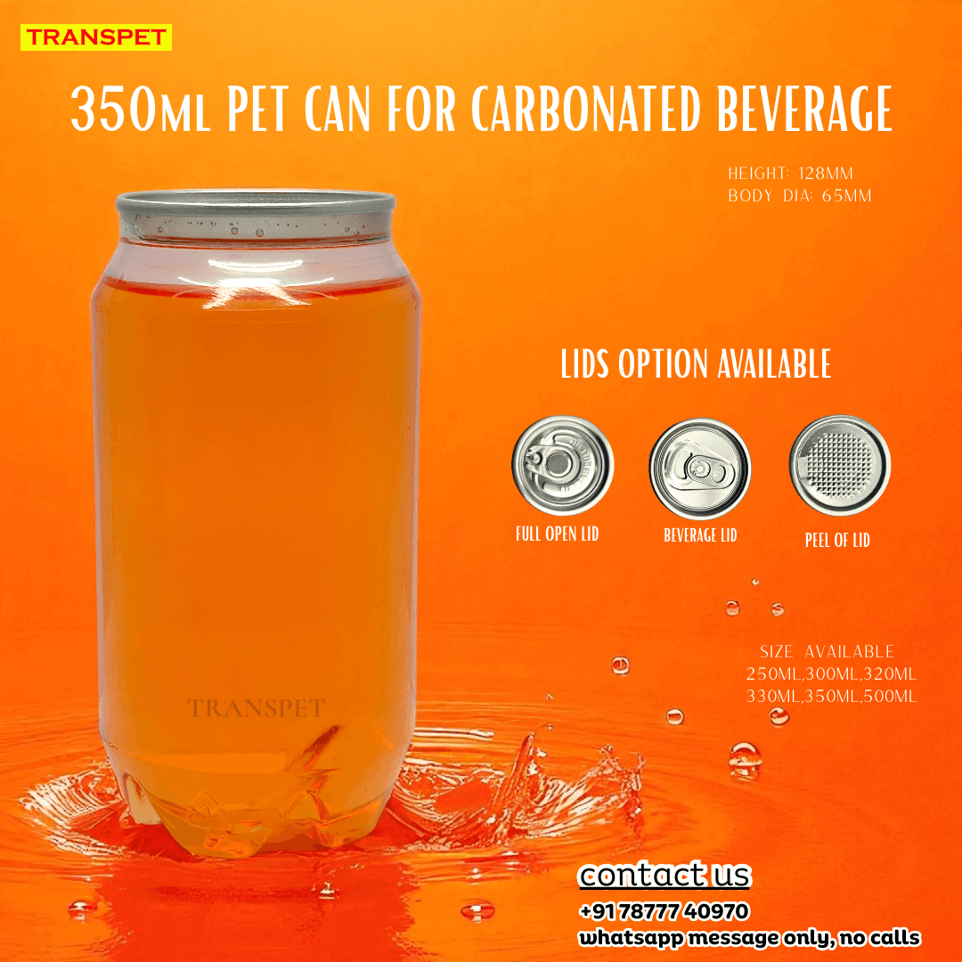 350ml Carbonated Beverage PET Can