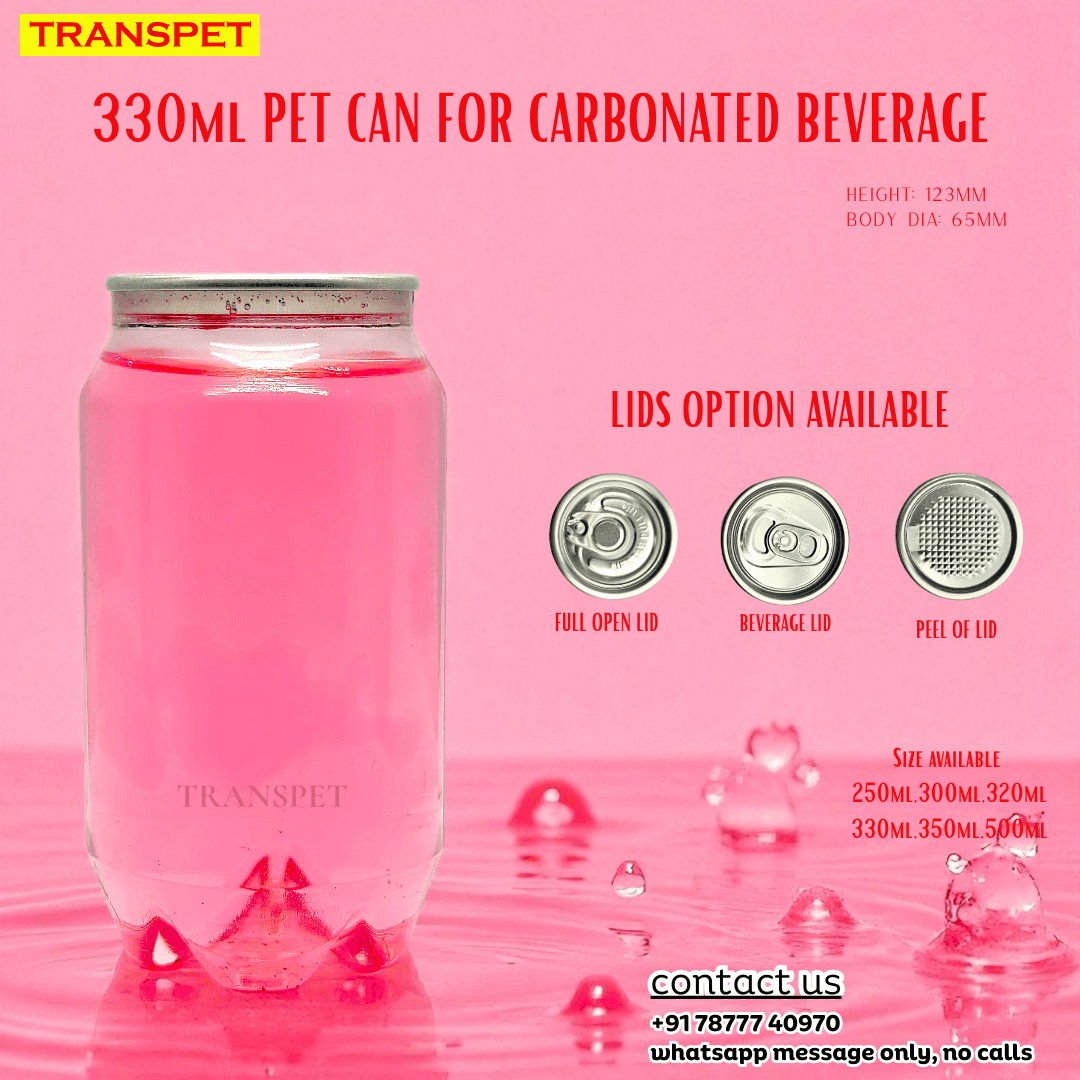 330ml Carbonated Beverage PET Can